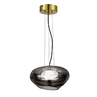 SL6019.303.01 Светильник подвесной ST-Luce Латунь/Дымчатый, Белый LED 1*10W 3000K ФОРЕЙ 500_191_2948702